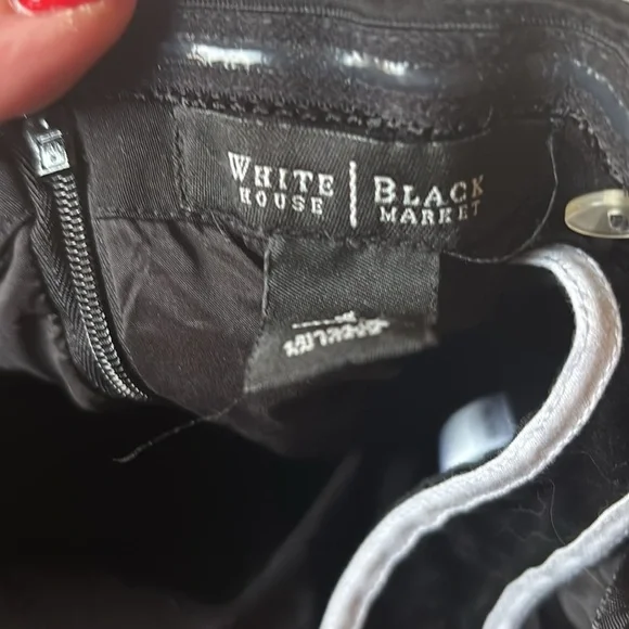 White House black market black and white contrast dress - Picture 4 of 5